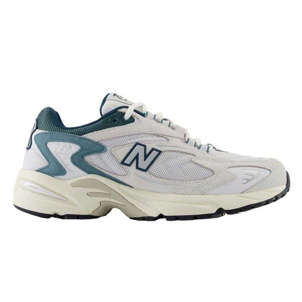 New Balance Mens 725 Sneakers / White/Green